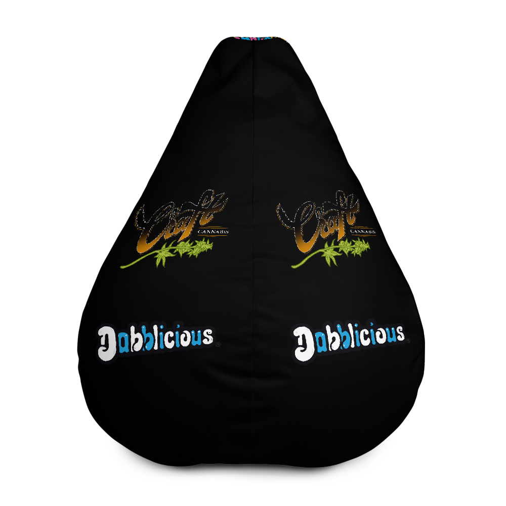 Dabblicious "Craft Cannabis" Bean Bag Chair w/ filling