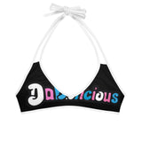 Logo Reversible Bikini Top