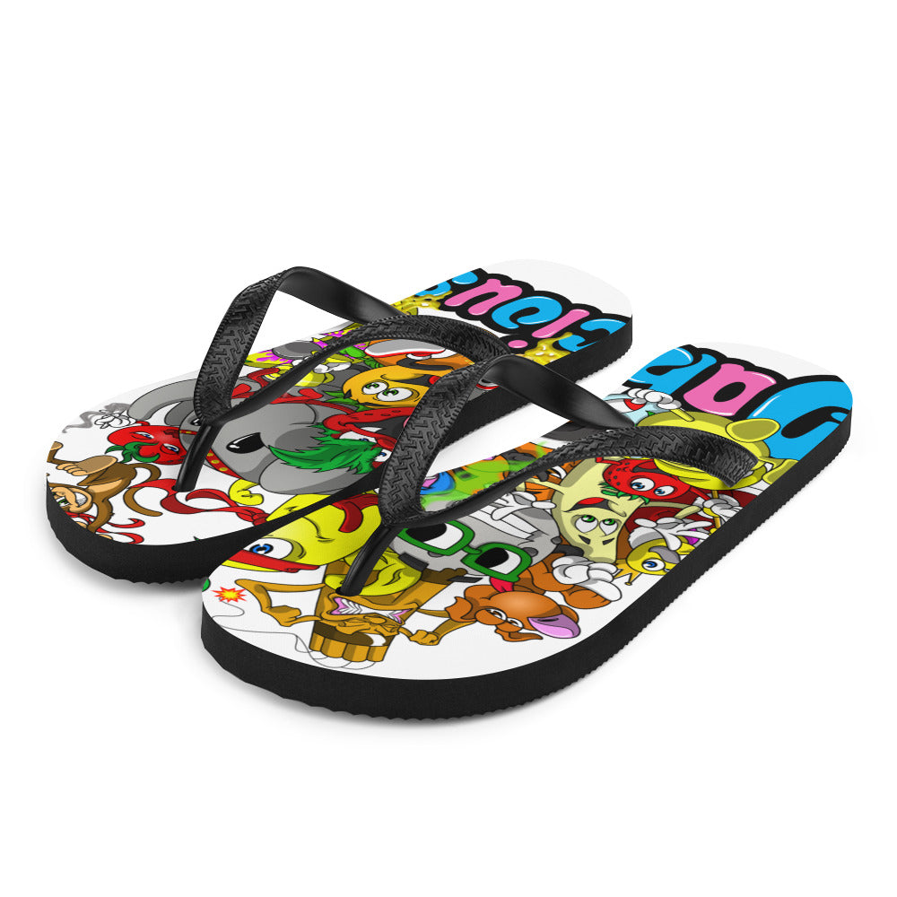 Mural Flip-Flops