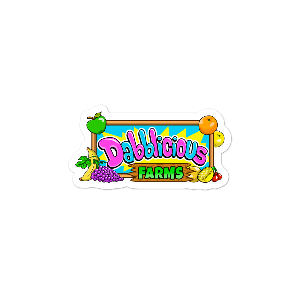 Dabblicious Farms Bubble-free stickers