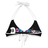 Logo Reversible Bikini Top