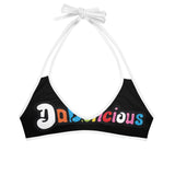 Logo Reversible Bikini Top