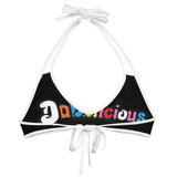 Logo Reversible Bikini Top